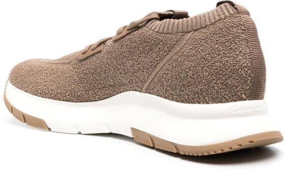 Gianvito Rossi Sneakers met ronde neus Bruin