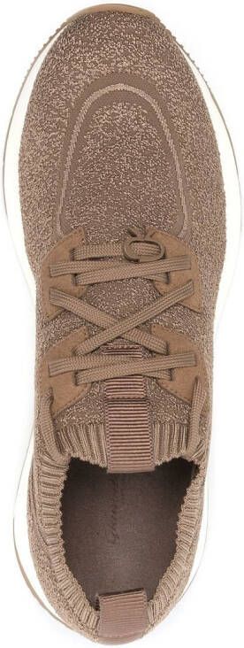 Gianvito Rossi Sneakers met ronde neus Bruin