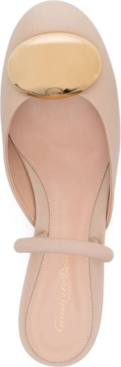 Gianvito Rossi Sphera slingback pumps Beige