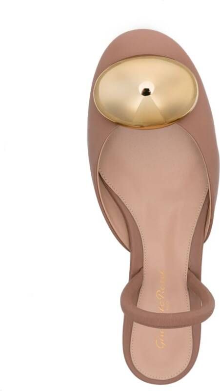 Gianvito Rossi Sphera slingback pumps Roze