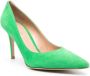 Gianvito Rossi Stiletto suède pumps Groen - Thumbnail 2