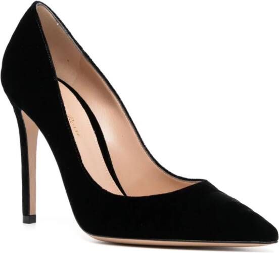 Gianvito Rossi Suède pumps Zwart