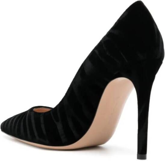 Gianvito Rossi Suède pumps Zwart