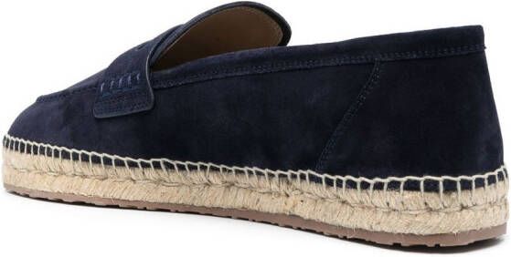 Gianvito Rossi Suède espadrilles Blauw