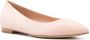 Gianvito Rossi suede pointed-toe ballerina shoes Roze - Thumbnail 2