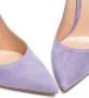 Gianvito Rossi Suède pumps Paars - Thumbnail 4