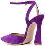 Gianvito Rossi Suède pumps Paars - Thumbnail 3