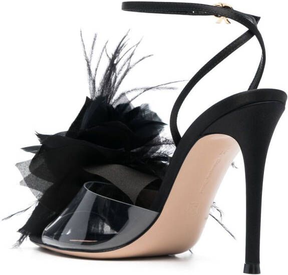 Gianvito Rossi Verfraaide sandalen Zwart