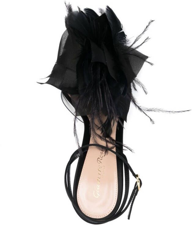 Gianvito Rossi Verfraaide sandalen Zwart