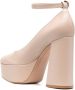 Gianvito Rossi Vernice pumps met plateauzool Beige - Thumbnail 3