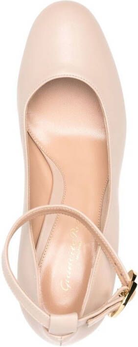 Gianvito Rossi Vernice pumps met plateauzool Beige