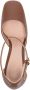 Gianvito Rossi Vian pumps met blokhak Bruin - Thumbnail 4