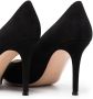 Gianvito Rossi zwarte gianvito 85 suède pumps - Thumbnail 4