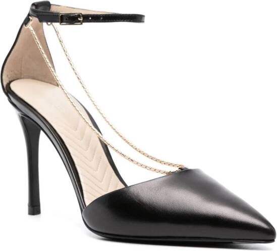 Giorgio Armani Pumps met puntige neus Zwart