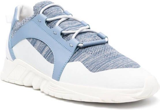 Giorgio Armani Gebreide sneakers Blauw