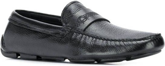 Giorgio Armani Slip-on loafers Zwart