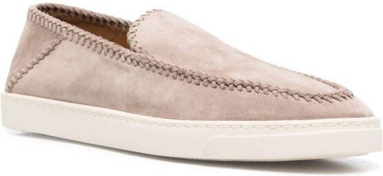 Giorgio Armani Suède loafers Beige