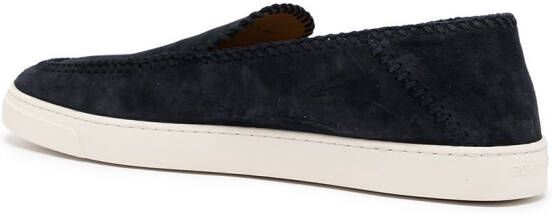 Giorgio Armani Suède sneakers Blauw