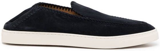 Giorgio Armani Suède sneakers Blauw