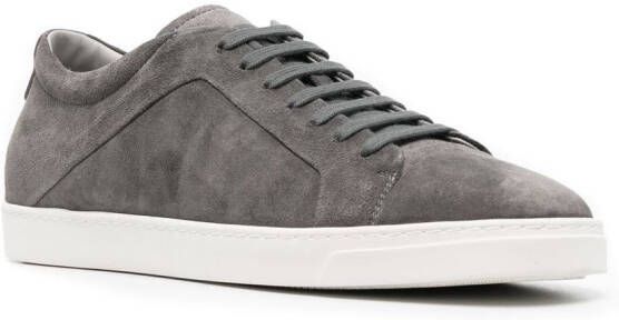 Giorgio Armani Suède sneakers Grijs