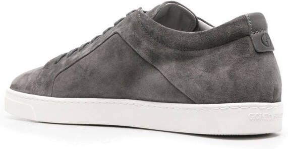 Giorgio Armani Suède sneakers Grijs