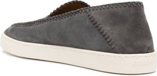 Giorgio Armani Sneakers met detail Grijs