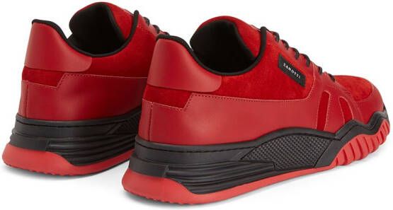 Giuseppe Junior Sneakers met logopatch Rood