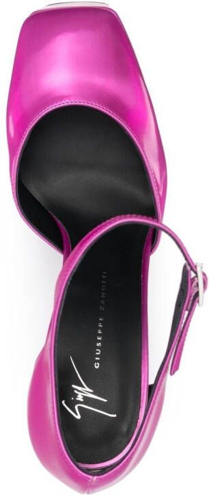 Giuseppe Zanotti Pumps met plateauzool Roze