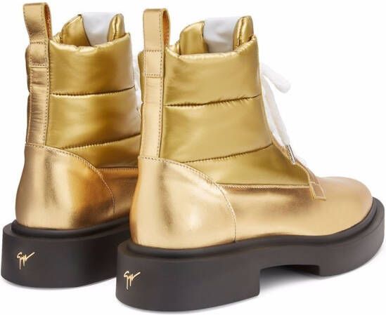 Giuseppe Zanotti Achille Ice enkellaarzen Geel