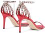 Giuseppe Zanotti Adele sandalen met kristal Rood - Thumbnail 3