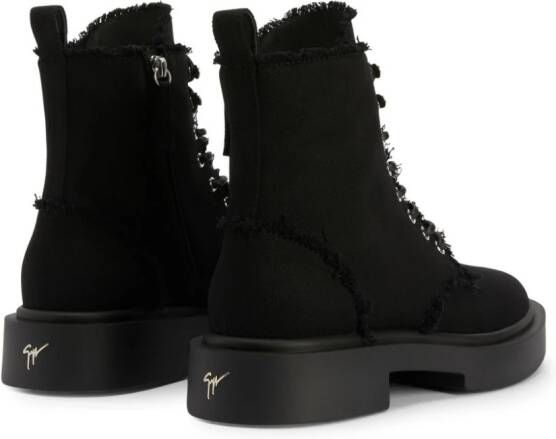 Giuseppe Zanotti Adric bikerlaarzen Zwart