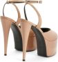 Giuseppe Zanotti Aida 150 mm imitatieleren sandalen Beige - Thumbnail 3