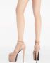 Giuseppe Zanotti Aida 150 mm imitatieleren sandalen Beige - Thumbnail 5