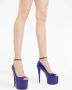 Giuseppe Zanotti Aida pumps met laklaag Blauw - Thumbnail 5