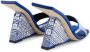 Giuseppe Zanotti 105mm Shine sandalen met sleehak Blauw - Thumbnail 3