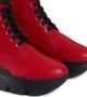 Giuseppe Zanotti Alanis leren veterlaarzen Rood - Thumbnail 4