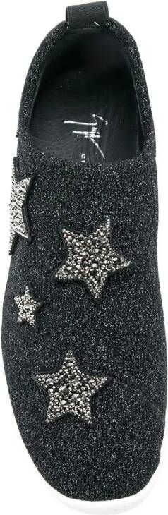 Giuseppe Zanotti Alena Star sneakers Zwart