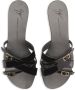 Giuseppe Zanotti Alhima leren sandalen Zwart - Thumbnail 4