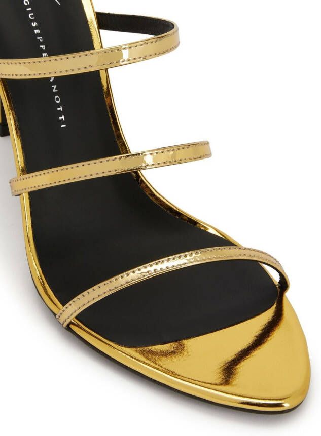 Giuseppe Zanotti Alimha stiletto sandalen Goud