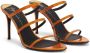 Giuseppe Zanotti Alimha leren sandalen Oranje - Thumbnail 2