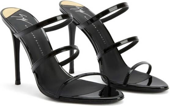Giuseppe Zanotti Alimha stiletto muiltjes Zwart