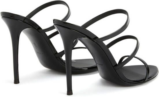 Giuseppe Zanotti Alimha stiletto muiltjes Zwart