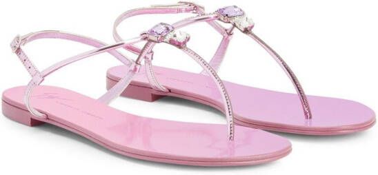 Giuseppe Zanotti Alphonsine sandalen Roze
