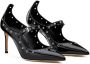 Giuseppe Zanotti Alyson Cut pumps met ringlets Zwart - Thumbnail 2