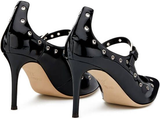 Giuseppe Zanotti Alyson Cut pumps met ringlets Zwart