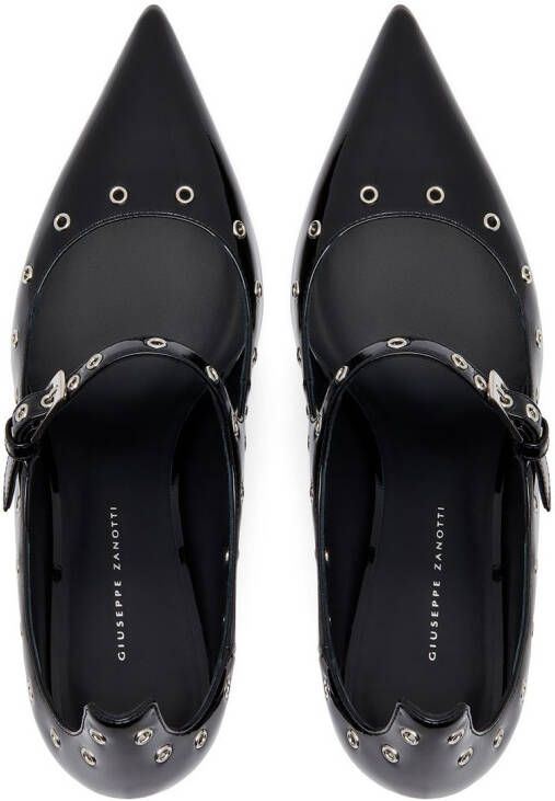 Giuseppe Zanotti Alyson Cut pumps met ringlets Zwart