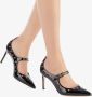 Giuseppe Zanotti Alyson Cut pumps met ringlets Zwart - Thumbnail 5