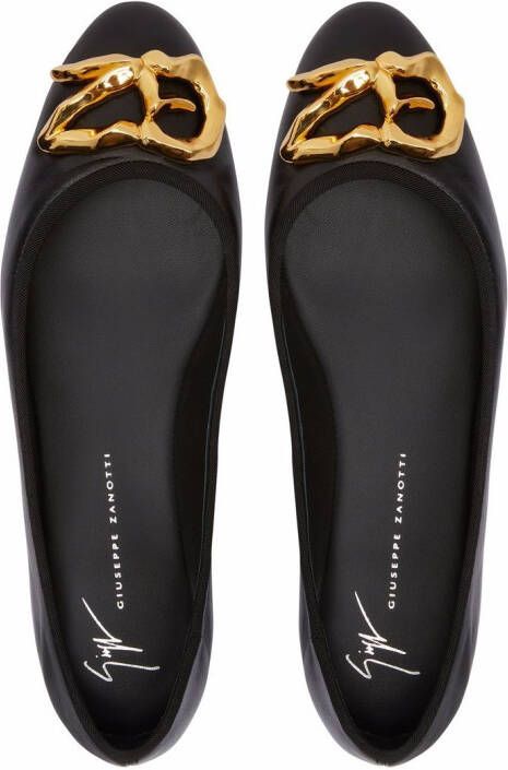 Giuseppe Zanotti Amur ballerina's Zwart