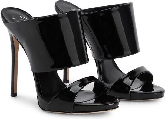 Giuseppe Zanotti 120 mm Andrea sandalen Zwart