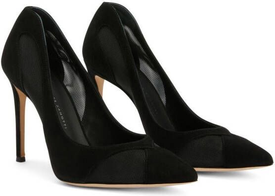 Giuseppe Zanotti Anna pumps met puntige neus Zwart